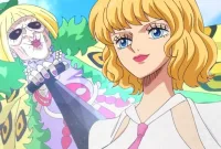 One Piece 1072: Stussy, a CP0 agent, is Bakkin's cousin.