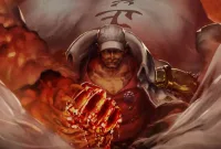 Revealing Akainu's Awakening Form and Defeat of Aokiji in One Piece 1087