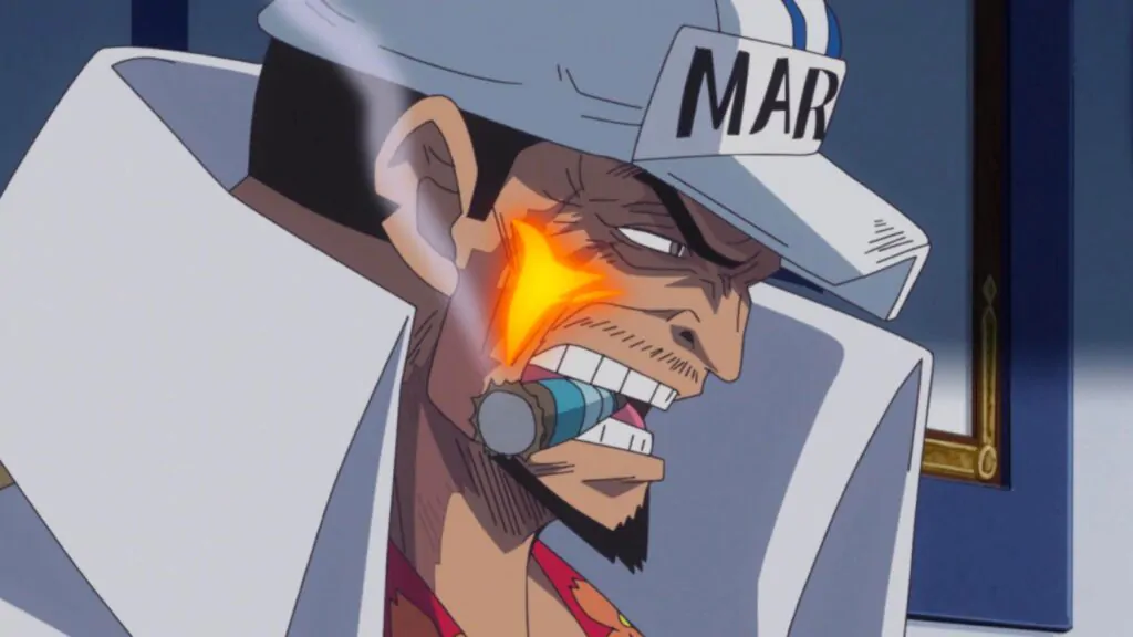 2. Akainu – The Marines Justice Enforcer